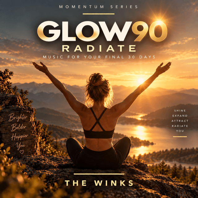 RADIATE album artwork, the Glow90 soundtrack